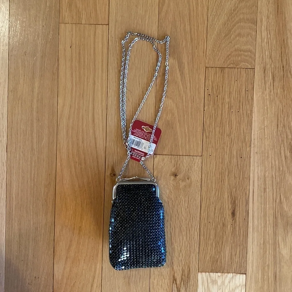 Black Frame Mini Bag Chain Strap NWT